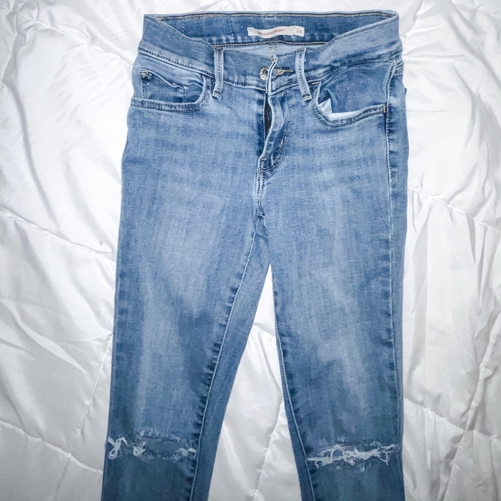 Levis 710 Lightwash Jeans